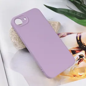 Futrola - maska Teracell Soft Velvet za iPhone 16e 6.1 ljubicasta.