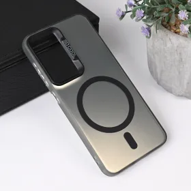 Futrola - maska Magsafe Clear za Samsung S931 Galaxy S25 crna.