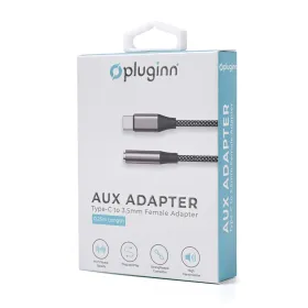 Adapter Pluginn AUX Z na Type C 0.25m crni.