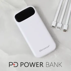 Power bank prenosiva baterija Oxpower PDC11 10000mAh bela.
