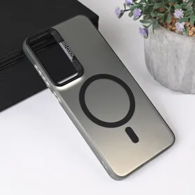 Futrola - maska Magsafe Clear za Samsung S936 Galaxy S25 Plus crna.