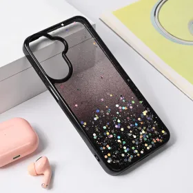 Futrola - maska Frame Glitter za Samsung A266 Galaxy A26 5G crna.