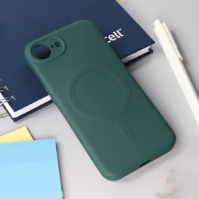 Futrola - maska Teracell Giulietta Magsafe za iPhone 16e 6.1 tamno zelena.