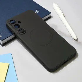 Futrola - maska Teracell Giulietta Magsafe za Samsung A556 Galaxy A55 5G crna.