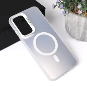 Futrola - maska Magsafe Clear za Samsung A266 Galaxy A26 5G srebrna.