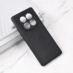 Futrola - maska Carbon fiber za Xiaomi Redmi Note 14 Pro 4G (EU) crna.