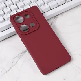 Futrola - maska Silikon Pro Camera za Xiaomi Redmi Note 14s bordo.
