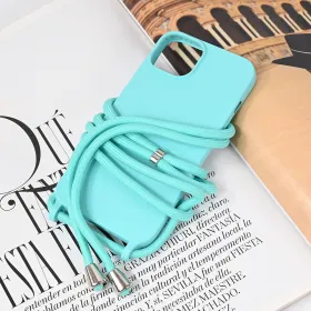 Futrola - maska Crossbody za iPhone 15 6.1 mint.