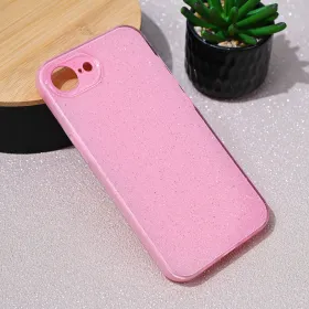 Futrola - maska Sparkle Dust za iPhone 16E 6.1 roze.