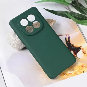 Futrola - maska Teracell Soft Velvet za Xiaomi Redmi Note 14 Pro Plus 5G tamno zelena.