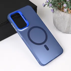 Futrola - maska Magsafe Clear za Samsung A266 Galaxy A26 5G plava.