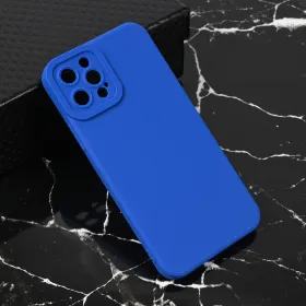 Futrola - maska Teracell Giulietta za iPhone 12/12 Pro 6.1 mat plava.