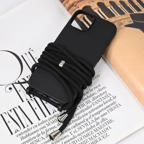 Futrola - maska Crossbody za iPhone 15 6.1 crna.