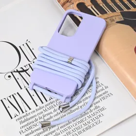 Futrola - maska Crossbody za Samsung S931 Galaxy S25 ljubicasta.