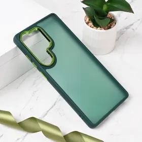 Futrola - maska Shining Camera za Samsung S938 Galaxy S25 Ultra tamno zelena.