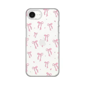 Silikonska futrola - maska print Skin za iPhone 16e 6.1 Cute Bow.