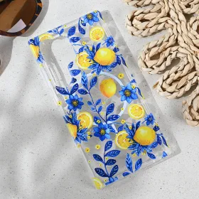 Futrola - maska print Magsafe za Samsung S928B Galaxy S24 Ultra Mediteran Lemon.
