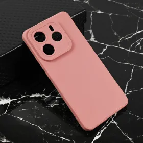 Futrola - maska Teracell Giulietta za Xiaomi Redmi Note 14 5G mat tamno roze.