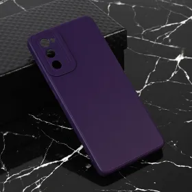 Futrola - maska Teracell Giulietta za Samsung G780F Galaxy S20 FE mat tamno ljubicasta.