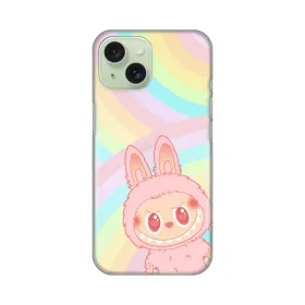 Silikonska futrola - maska print Skin za iPhone 15 6.1 La Bubu Rainbow.