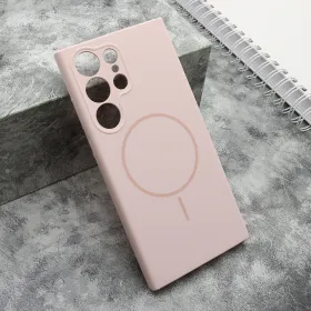 Futrola - maska FLEX MagSafe za Samsung S928 Galaxy S24 Ultra 5G roze (MS).