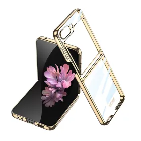 Futrola - maska LINES za Samsung F741B/F761B Galaxy Z Flip 6 5G/Z Flip 7 FE 5G zlatna (GKK case) (MS).