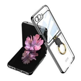 Futrola - maska RING LINES za Samsung F741B/F761B Galaxy Z Flip 6 5G/Z Flip 7 FE 5G crna (GKK case) (MS).