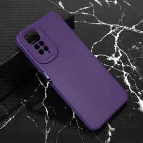 Futrola - maska Teracell Giulietta za Xiaomi Redmi Note 11/Redmi Note 11s mat tamno ljubicasta.