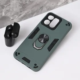 Futrola - maska Hard Ring za Huawei Honor 200 Smart/Honor X7c siva.