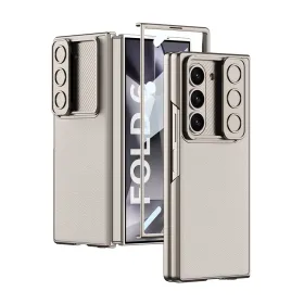 Futrola - maska CAMERA SWIPE za Samsung Galaxy Z Fold 6 5G zlatna (GKK case) (MS).