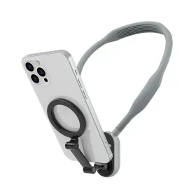 Okovratni drzac za mobilni telefon magnetic sivi.