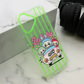 Futrola - maska print PARTY za iPhone 16 (6.1) zelena LBB004 (MS).