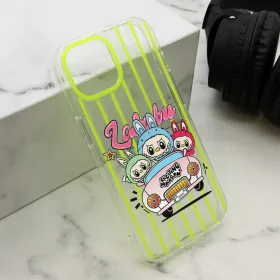 Futrola - maska print PARTY za iPhone 15 (6.1) zuta LBB004 (MS).