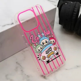 Futrola - maska print PARTY za iPhone 15 Pro (6.1) pink LBB004 (MS).