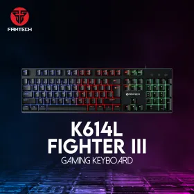 Tastatura Gaming Fantech K614L Fighter II crna.