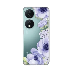 Silikonska futrola - maska print Skin za Huawei Honor X7b Blue Roses.