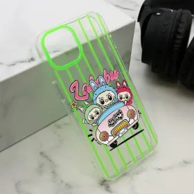 Futrola - maska print PARTY za iPhone 13 (6.1) zelena LBB004 (MS).