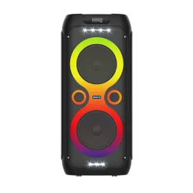 Zvucnik bluetooth BKK K8001A sa dva mikrofona crni (MS).