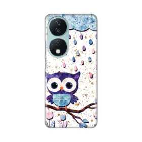 Silikonska futrola - maska print Skin za Huawei Honor X7b Owl.
