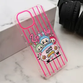 Futrola - maska print PARTY za iPhone 14 (6.1) pink LBB004 (MS).
