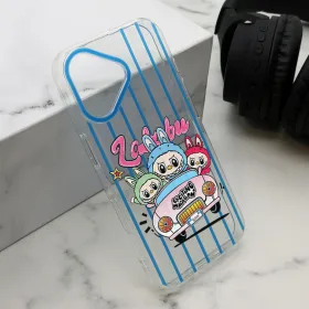 Futrola - maska print PARTY za iPhone 16 (6.1) plava LBB004 (MS).