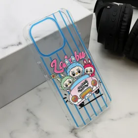 Futrola - maska print PARTY za iPhone 15 Pro (6.1) plava LBB004 (MS).