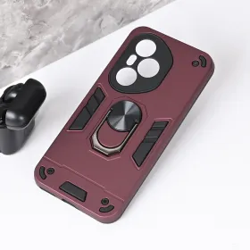 Futrola - maska Hard Ring za Huawei Honor 400 Pro bordo.