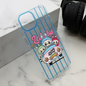 Futrola - maska print PARTY za iPhone 15 (6.1) plava LBB004 (MS).