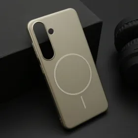 Futrola - maska PURE mat MagSafe za Samsung S921 Galaxy S24 5G zlatna (MS).