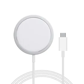 Bezicni punjac Magsafe 15W sa Type C kablom beli model 1 (MS).