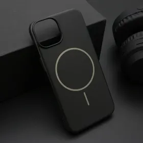 Futrola - maska PURE mat MagSafe za iPhone 14 (6.1) crna (MS).