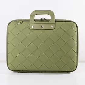 Torba za laptop Fashion Intrecciato 16" zelena.