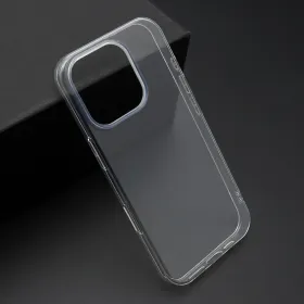 Futrola - maska ultra tanki PROTECT silikon za iPhone 16 Pro (6.3) providna (bela) (MS).