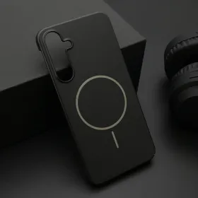 Futrola - maska PURE mat MagSafe za Samsung A556 Galaxy A55 5G crna (MS).